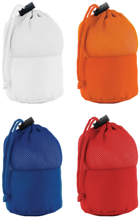 TOALLA EN BOLSA DE RED D036